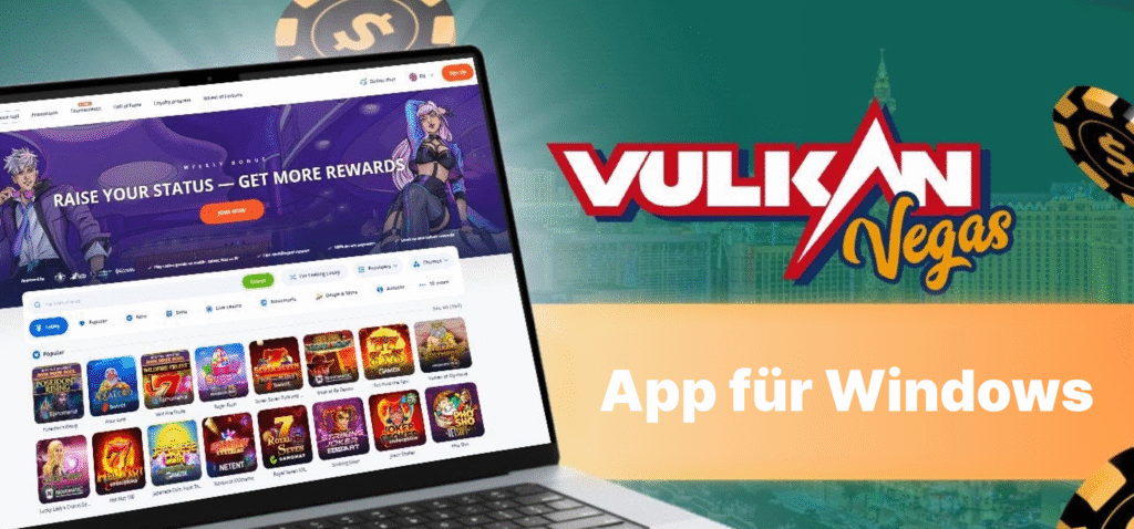Vulkan Vegas App für Windows