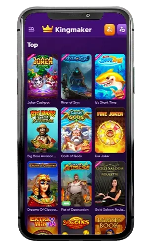 Kingmaker casino app